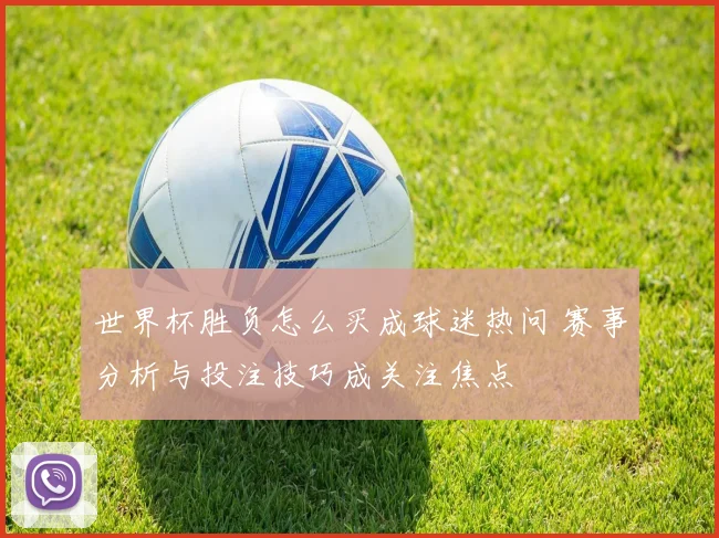 世界杯胜负怎么买成球迷热问 赛事分析与投注技巧成关注焦点